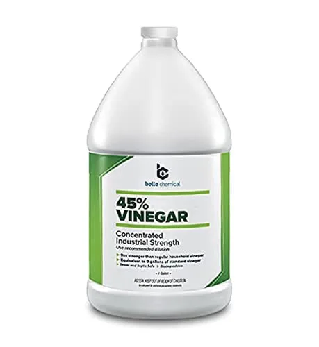 Vinagre puro al 45% - Grado industrial concentrado (1 galón)