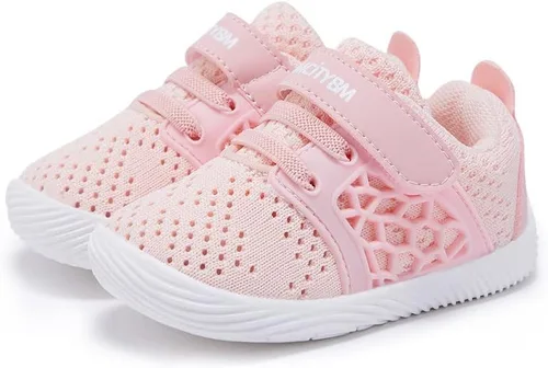 BMCiTYBM Zapatos para bebé niño y niña de malla transpirable ligeros antideslizantes para primeros caminos 6 9 12 18 24 meses