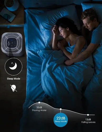 Miniatura 6 de Dayette Purificadores de aire HEPA para el hogar habitación grande hasta 2200 pies cuadrados, purificadores de aire para dormitorio con sensor