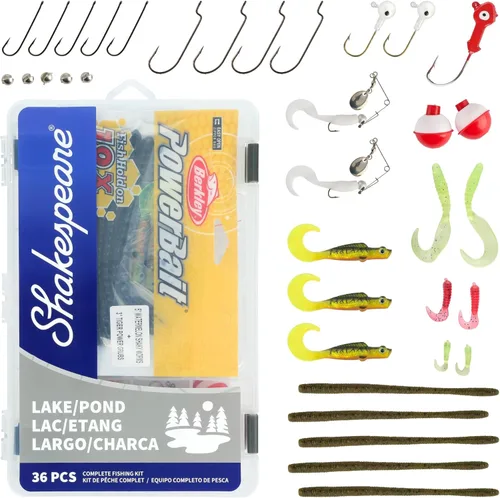 Miniatura 16 de Shakespeare Kit de aparejos de pesca para atrapar más peces Walleye