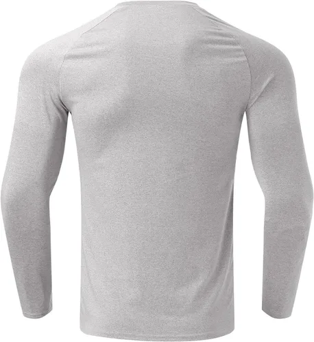 Miniatura 58 de Camisas de compresión atléticas de manga larga para hombre, capa base, camisa de entrenamiento atlético, camisas de compresión, camisetas deportivas