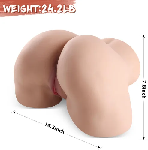 Miniatura 5 de Muñeca sexual de gran culo para hombres con ano vaginal, BBW, juguetes sexuales para adultos, masturbador masculino 2 en 1, torso sexual realista