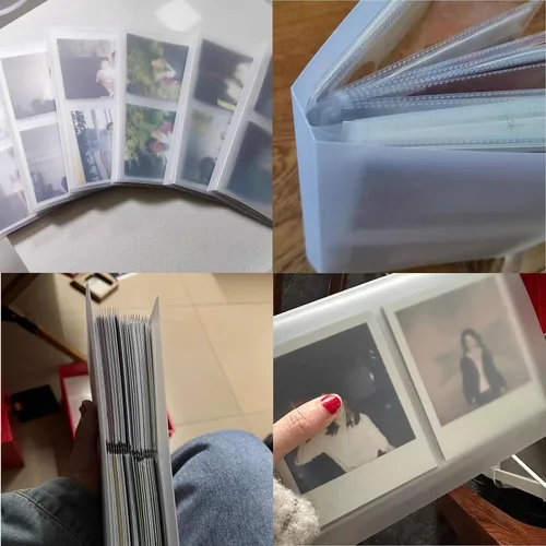 Miniatura 4 de Álbum de fotos para Polaroid i-Type/600/SX-70/Instax Wide 300/200/210 de 4.25 x 3.5 pulgadas, álbumes de fotos de 5 x 7 para cámara instantánea