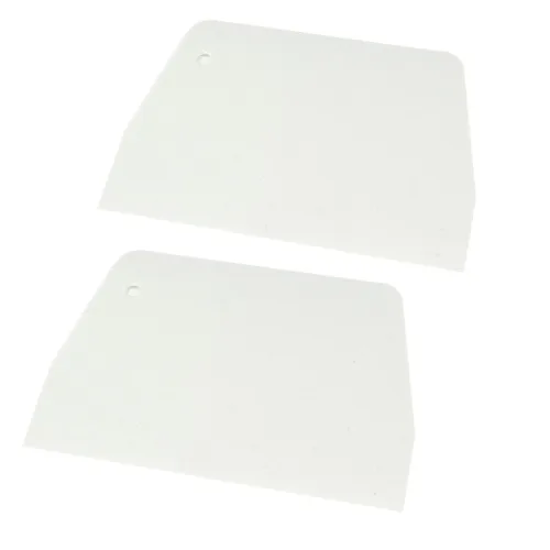 uxcell Plástico Pizza Masa Pastelería Cake Cutter Raspador Cocina Gadgets Pastelería Raspador Cortador Picador Hornear 2 Unids