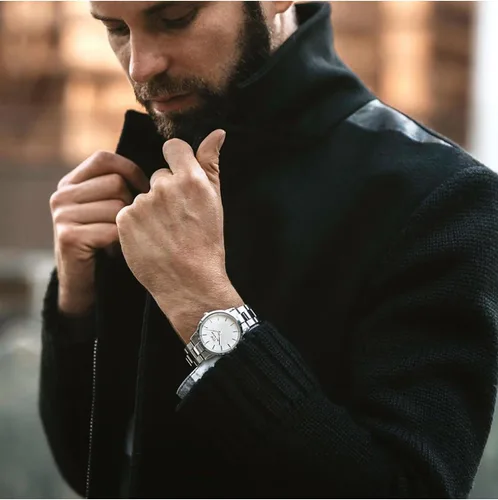Miniatura 3 de Daniel Wellington Iconic Link Reloj pulsera de eslabones de oro rosa o plata