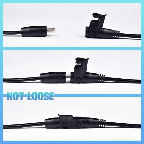 Miniatura 3 de Sopito Cable de extensión de repuesto para sillón reclinable de 6.6 pies (6.6 ft) para silla elevadora o sillón reclinable, cable de alimentación