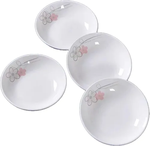 Miniatura 8 de Juego de 5 platos de cerámica con bonito diseño de gato, platos llanos grandes de porcelana para ensalada de postre de 7.28 pulgadas, platos