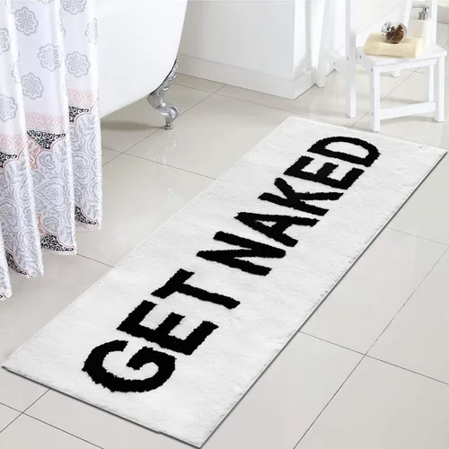 Miniatura 20 de Zeeinx Get Naked - Tapete de baño lindo para decoración de baño, alfombras de baño antideslizantes de microfibra lindas, decoración de baño Verde