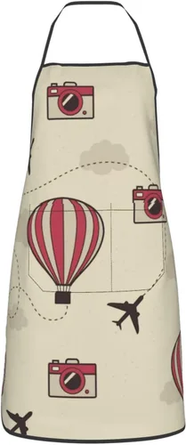 Miniatura 12 de Delantal de aviación para aviación, delantales de cocina para hombre y mujer, delantal de cocina, delantal de chef, delantales de jardín ajustables