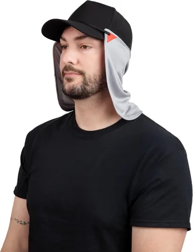 Miniatura 4 de CoolNES - Protección ajustable para cuello contra rayos ultravioletas, ajustable, multifuncional, 2 en 1, cubrebocas para pesca al aire libre, unisex