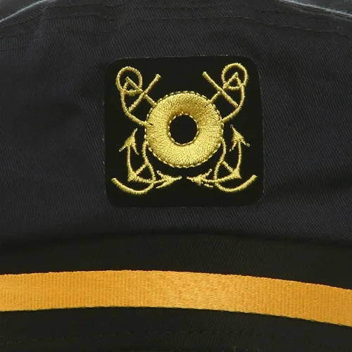 Miniatura 5 de Broner Gorras ajustables para capitán yate, talla única, cierre a presión