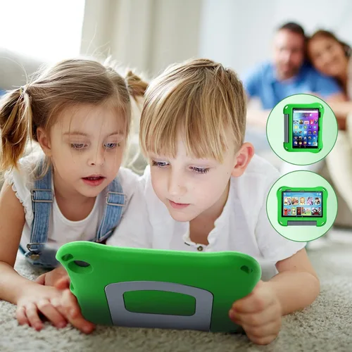 Miniatura 6 de Auorld - Funda para tableta de 8 pulgadas, ligera, a prueba de golpes, con soporte de asa para tableta 2022 de 8 pulgadas, no para tableta Samsung
