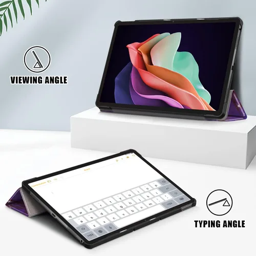 Miniatura 6 de Funda para Lenovo Tab P11 Gen 2 (11.5 pulgadas) TB-350FU/TB-350XC lanzada en 2023 – Trifold Shell Slim Lightweight Stand Auto Wake/Sleep Folio Cover