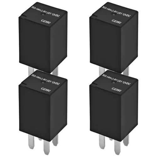 Miniatura 8 de Relé 303-1AH-C-R1-U01 12VDC (juego de 2), reemplazo 13500113 19116962 D1777C MR538851 Micro SPNO Relé para ventilador de enfriamiento Polaris RZR