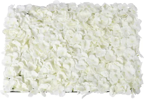 Miniatura 18 de Paneles de flores artificiales para decoración de pared, 6 piezas de rosas falsas, peonía, eucalipto, telón de fondo de pared de rosas para fiesta 6