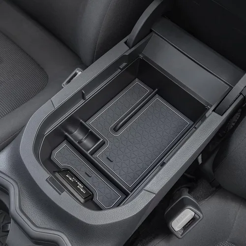 Miniatura 7 de JDMCAR Organizador de bandeja de consola central compatible con accesorios Toyota RAV4 2025 2024 2023 2022 2021 2020 2019 y 2021-2025 RAV-4 Prime