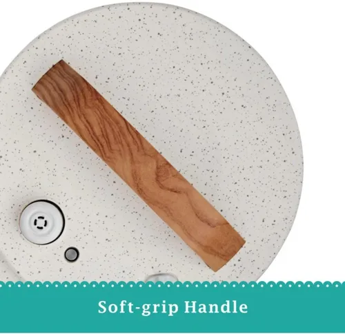 Miniatura 5 de P.W Linen Speckle - Olla a presión de 6 cuartos de galón con pantalla de control táctil, cocina multifunción programable