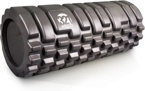 Miniatura 12 de Rodillo de espuma fuerte 321 – Masajeador de tejido profundo de densidad media para masaje muscular y liberación de puntos miofascial, con eBook 4K