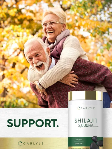 Miniatura 6 de Carlyle - Cápsulas de Shilajit 2000mg 90 unidades Suplemento sin OMG y sin gluten