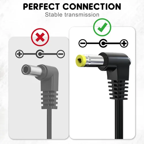 Miniatura 2 de Cable de alimentación adaptador de 9.5 V CA/CC para teclado de piano Casio LK-135 WK-225 CTK-2500 CTK-2400 CTK-2550 CTK-1100 WK-220 LK-165 CTK-2090