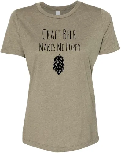 Miniatura 8 de Cute Women's Screen Printed Crew Neck Tee, Shirts With Sayings, Dusty Blue or Olive