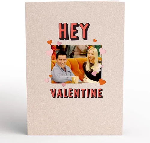 Miniatura 3 de Lovepop Friends 'How You Doin?' - Tarjeta de San Valentín desplegable de 5 x 7 pulgadas, tarjeta de felicitación 3D emergente para novia, cónyuge
