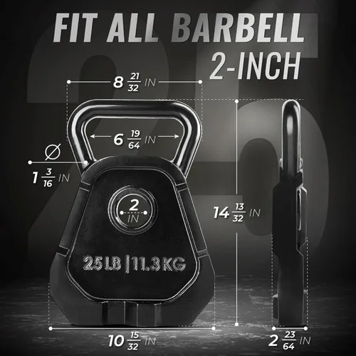 Miniatura 3 de Yes4All Kettlebell Special Shape, Upgraded &Multifunctional for Advanced Training, Solid Cast Iron Powder Coated, Anti Slip Handle Strength Training