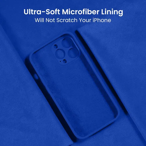 Miniatura 5 de FireNova Funda diseñada para iPhone 14 Pro, funda de silicona mejorada [protección de cámara], forro interior de microfibra suave antiarañazos, 6.1