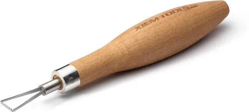 Miniatura 8 de Xiem Tools Herramienta de rastrillo de arcilla para cerámica y cerámica (mediano, rastrillo para vientre)