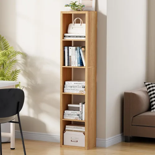 Miniatura 23 de VDNEND Organizador de Almacenamiento en Cubos Estantería, Estante Cúbico Decorativo de 11 pulgadas con Respaldo Abierto y Borde Engrosado, Marrón