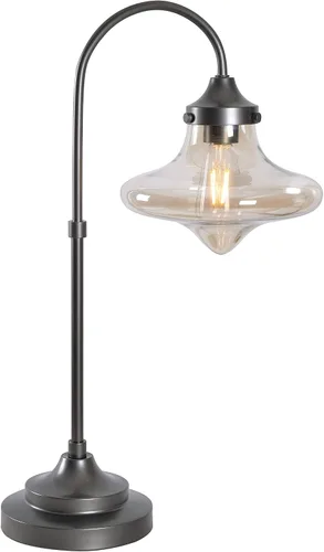 Kenroy Home Lámpara de mesa Rain Drop con acabado de bronce cálido, estilo rústico, 26.5 pulgadas de altura, 15.5 pulgadas de ancho, 9.875 pulgadas
