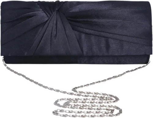 Miniatura 3 de Adoptfade Bolso de embrague de noche plisado de satén para mujer
