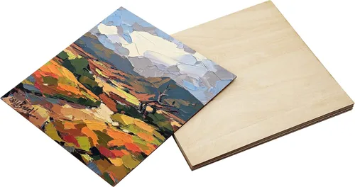 Miniatura 6 de Madera sin terminar, paquete de 6 hojas de tilo para manualidades, tablero de madera para casa, aviones, barcos, artes y manualidades, proyectos