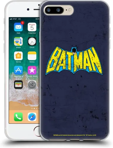 Miniatura 68 de Head Case Designs Funda de gel con licencia oficial de Batman DC Comics Bat Signal Logos [protección de grado militar] compatible con Apple iPhone 7