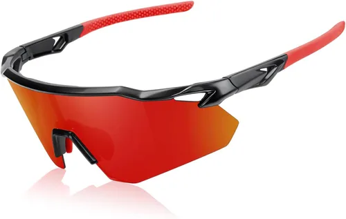 Miniatura 12 de SEKKAF Gafas de sol deportivas polarizadas para hombres y mujeres, protección UV, ligeras, para correr, ciclismo, almohadillas antideslizantes