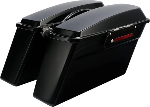 Miniatura 15 de SLMOTO Alforjas rígidas para Harley Electra Road King Glide 1994-2013 peltre Denim