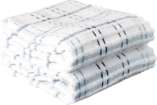 Miniatura 8 de Ritz Royale Collection - Juego de paños de cocina de 100 % algodón peinado, altamente absorbente, 13-3/4 x 12 pulgadas, 3 unidades, grafito sólido