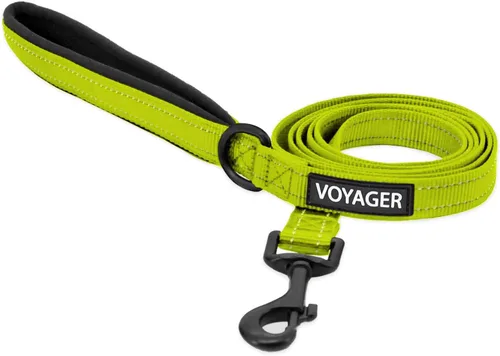 Miniatura 11 de Best Pet Supplies Correa reflectante Voyager para perros con mango de neopreno, para razas pequeñas, medianas y grandes, bonita y resistente