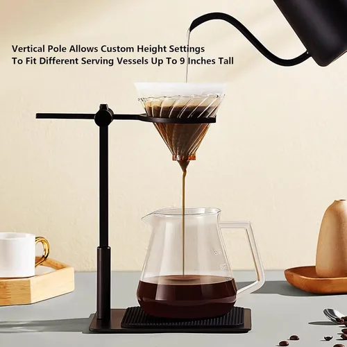 Miniatura 5 de Pour Over Coffee Station - Soporte para gotero de café de acero inoxidable