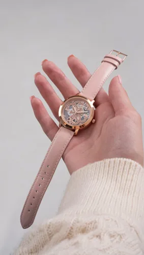 Miniatura 3 de GUESS Reloj de 1.417 in para mujer - Pulsera rosa esfera de oro rosa caja en tono oro rosa, Rosado, Classic