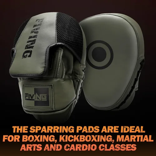 Miniatura 7 de Almohadillas de boxeo para hombres, mujeres y niños, manoplas de cuero para artes marciales, entrenamiento de boxeo, manoplas curvadas para karate