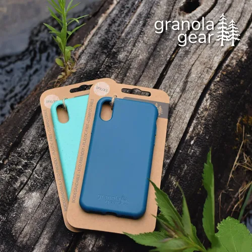 Miniatura 5 de Eco by GranolaGear - Funda ecológica para iPhone X o XS - Biodegradable, compostable, sin plástico, hecha de plantas - Alpine Snow