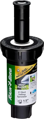 Miniatura 13 de Rain Bird 1802APPRS - Aspersor emergente profesional con regulación de presión (PRS), patrón ajustable de 0-360°, distancia de pulverización de 8 a