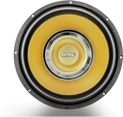 Infinity Primus 1200 - Subwoofer de audio para automóvil de 12 pulgadas, 1200 W, potencia máxima, 4 ohmios