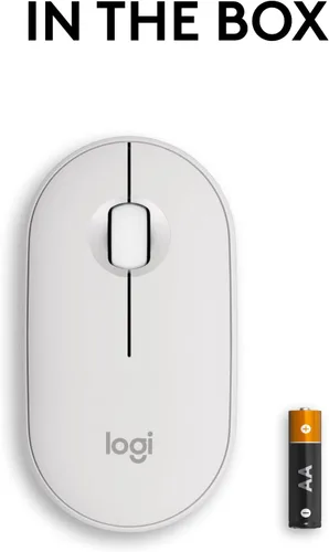 Miniatura 9 de Ratón Logitech Pebble Mouse 2 M350s Slim Bluetooth inalámbrico, portátil, ligero, botón personalizable, clics silenciosos, Easy-Switch para Windows