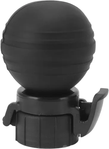 Tapa de botella de soda, silicona a prueba de fugas, tapa de bomba de aire carbonatada, tapa de tapón para mantener la bebida fresca (negro)