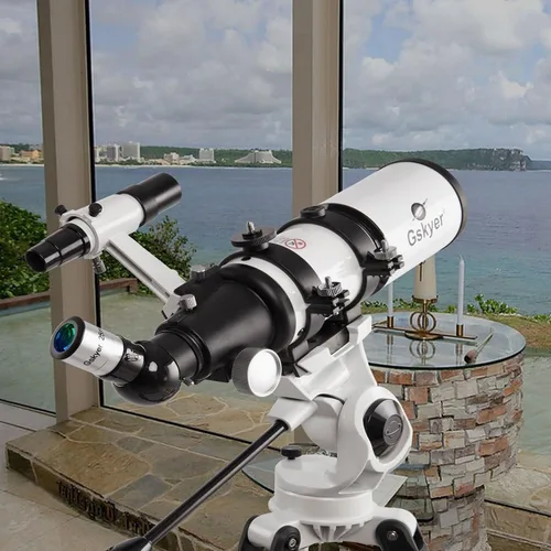 Miniatura 6 de Gskyer Telescopio, telescopios para adultos, telescopio refractor astronómico AZ de 80 mm para niños, astronomía para adultos, alcance de tecnología