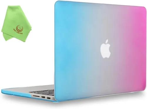 Miniatura 36 de UESWILL Funda de Carcasa Rígida Mate Compatible con MacBook Pro (Retina, 13 pulgadas, principios de 2015/2014/2013/finales de 2012), Modelo Negro