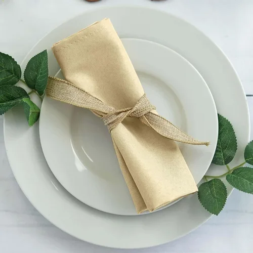 Miniatura 27 de Efavormart - Juego de 5 servilletas de tela de 20 x 20 pulgadas, servilletas de cena naranjas sin costuras, servilletas de mesa de lino lavables