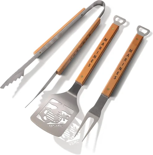 Miniatura 12 de YouTheFan Universal Classic Series - Juego de parrilla de barbacoa de 3 piezas